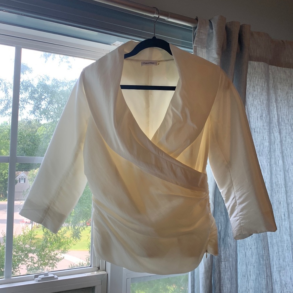 Calvin Klein Taffeta Blouse